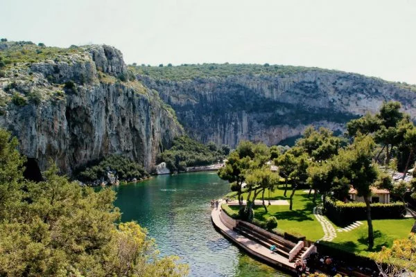 Lake Vouliagmeni Athens Greece