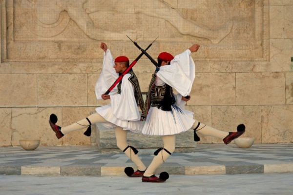 Change of the guards, Athens