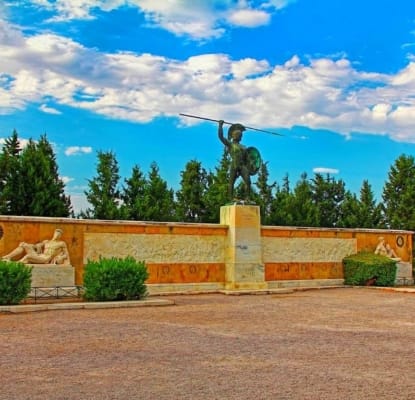 King Leonidas Monumen at Thermopylae